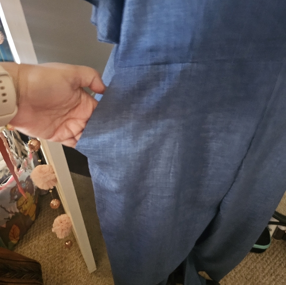 Jumpsuit, ruffled, wide leg - Picture 3 of 6